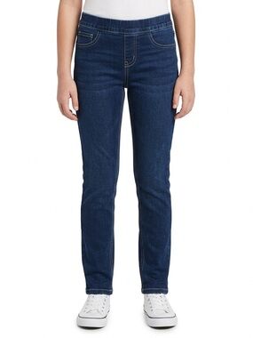 Justice Girls Mid Rise Blue Denim Super Skinny 5-Pocket Jeans Size 12 Plus NWT